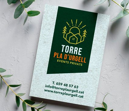 tarjetas torre pla urgell