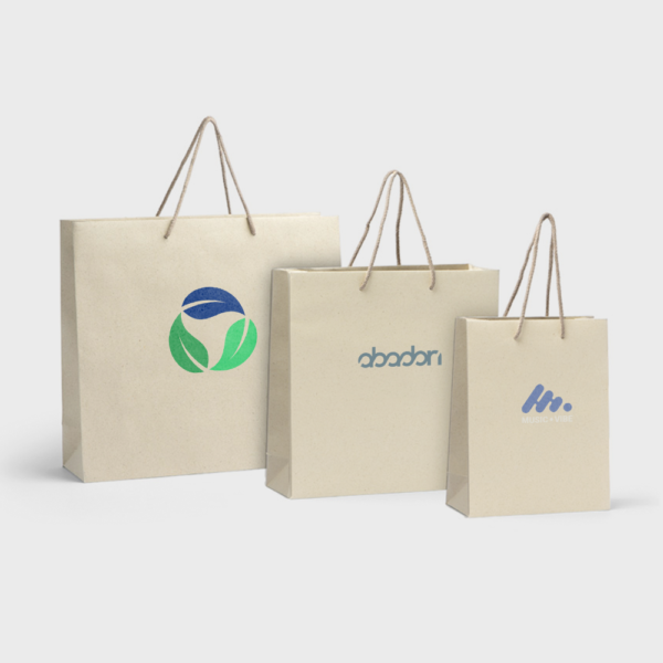 Bolsas ecológicas de papel de hierba