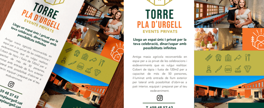 Diseño gráfico de flyer folleto publicitario realizado por SuperPrinitng
