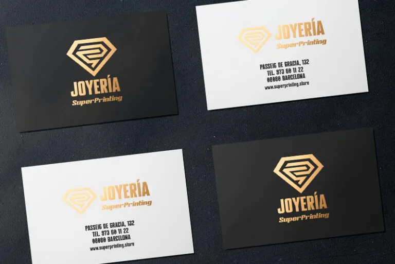 Idea de Tarjeta de Visita de Lujo