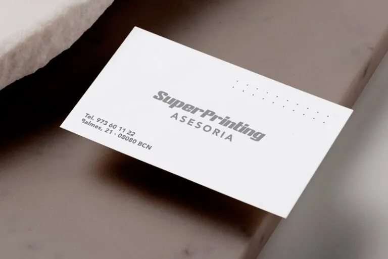 Ejemplo de Tarjetas de Visita Originales Minimalistas