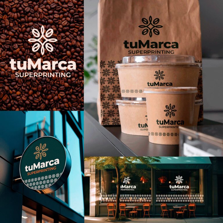 Pack Diseño de Logotipo Profesional Online + Manual de Imagen Corporativa 3 Ejemplo de diseño de logotipo e imagen corporativa