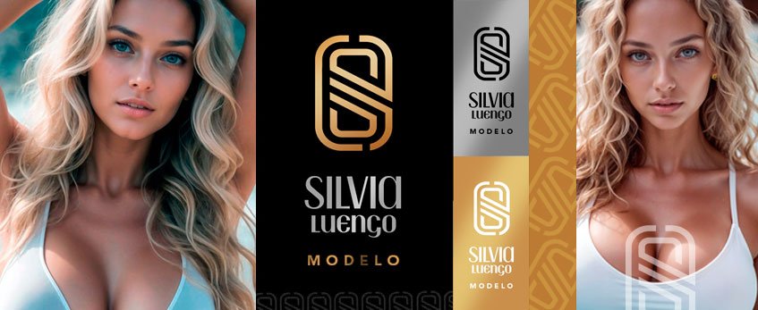 Ideas de logotipos para marca personal, con el ejemplo del logo de Silvia Luengo - Modelo