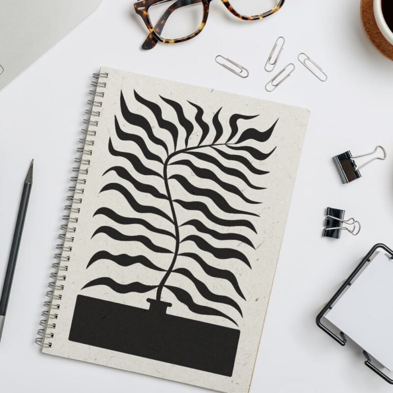 Libretas con espiral en papel reciclado