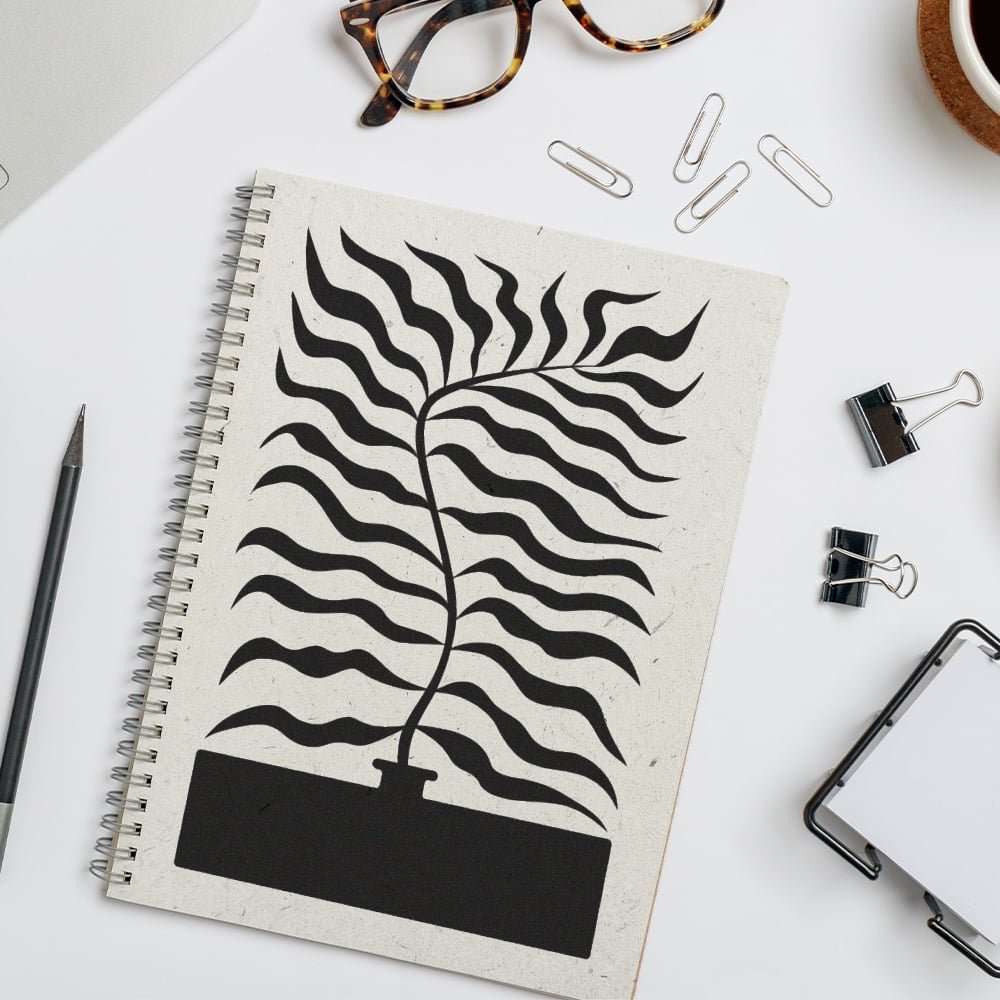 Libretas con espiral en papel reciclado