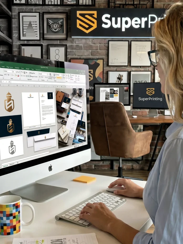 Diseño gráfico de papelería corporativa de empresas y negocios