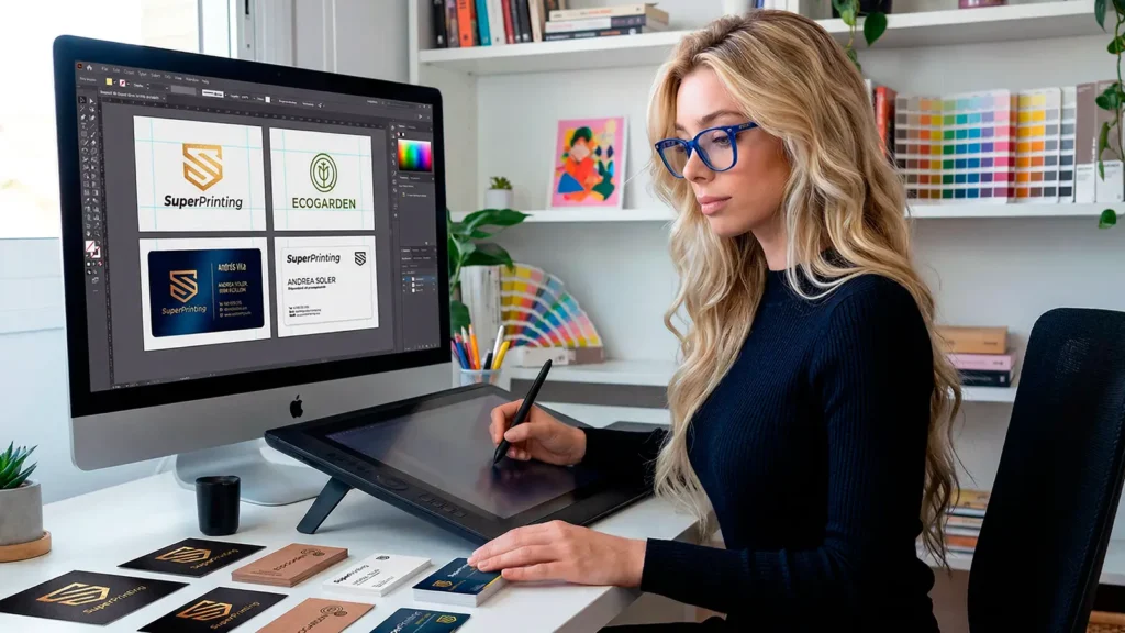 Diseño gráfico de tarjetas de visita para empresas y marcas