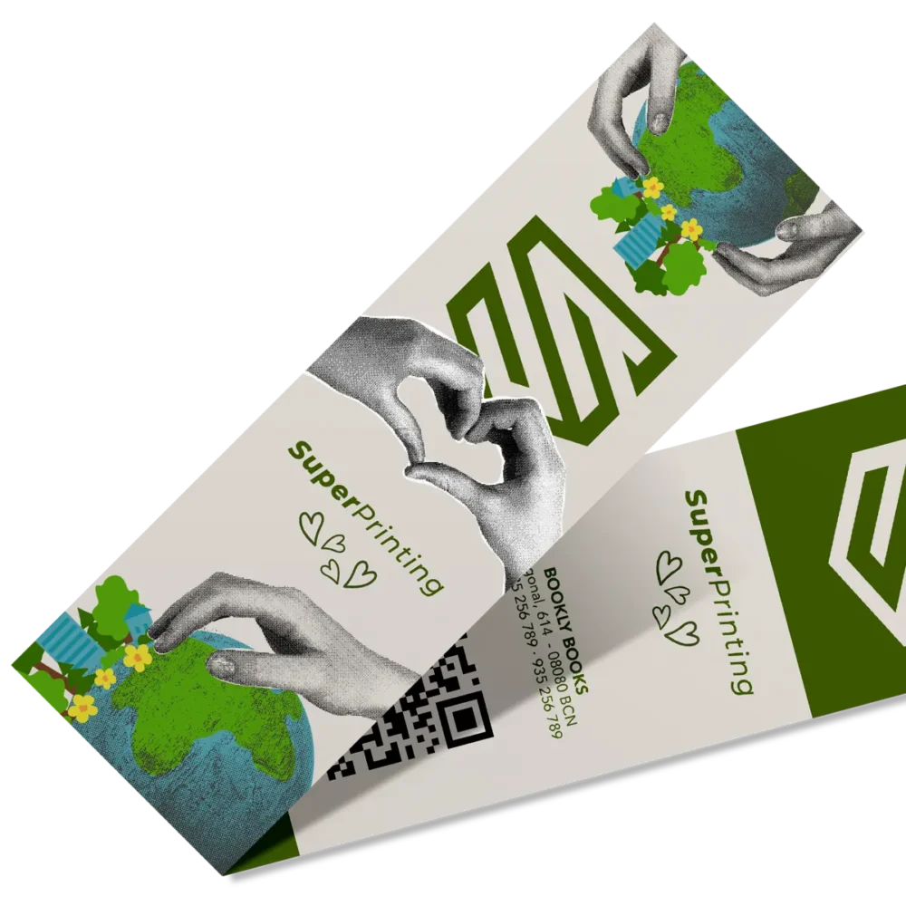 Puntos de libro en papel reciclado - Marcapáginas