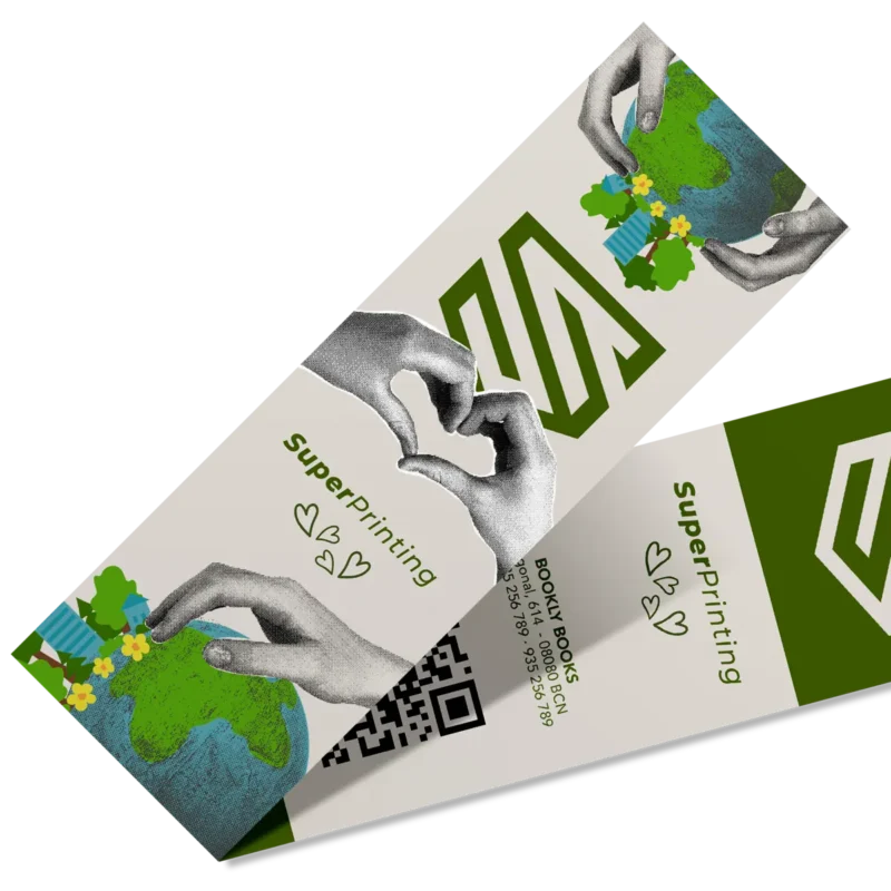 Puntos de libro en papel reciclado - Marcapáginas