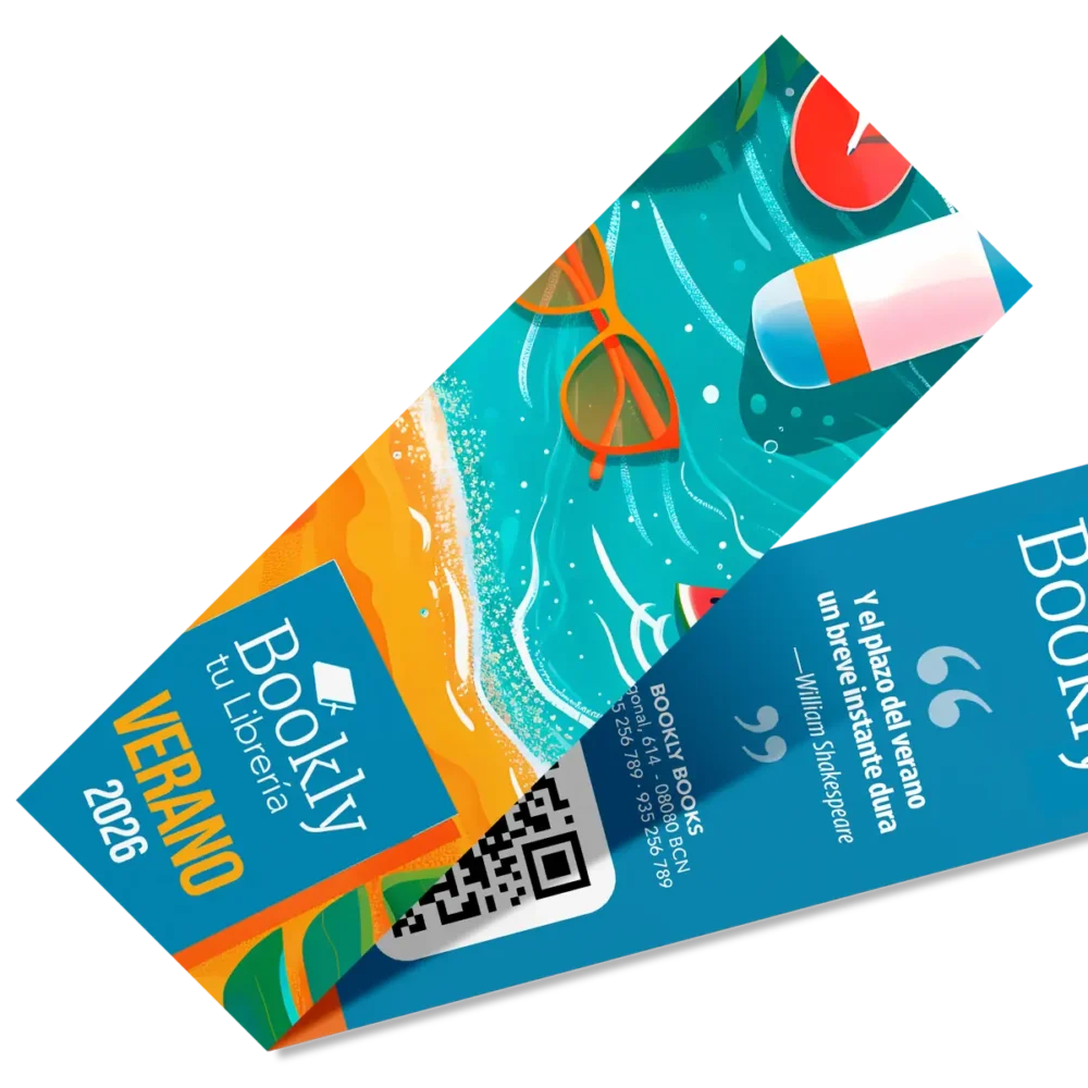 Imprimir puntos de libro personalizados, marcapáginas en SuperPrinting imprenta online