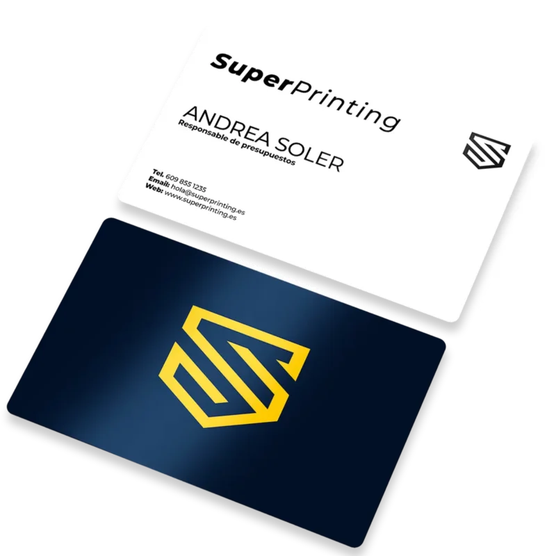 Imprimir tarjetas de visita profesionales personalizadas en SuperPrinting