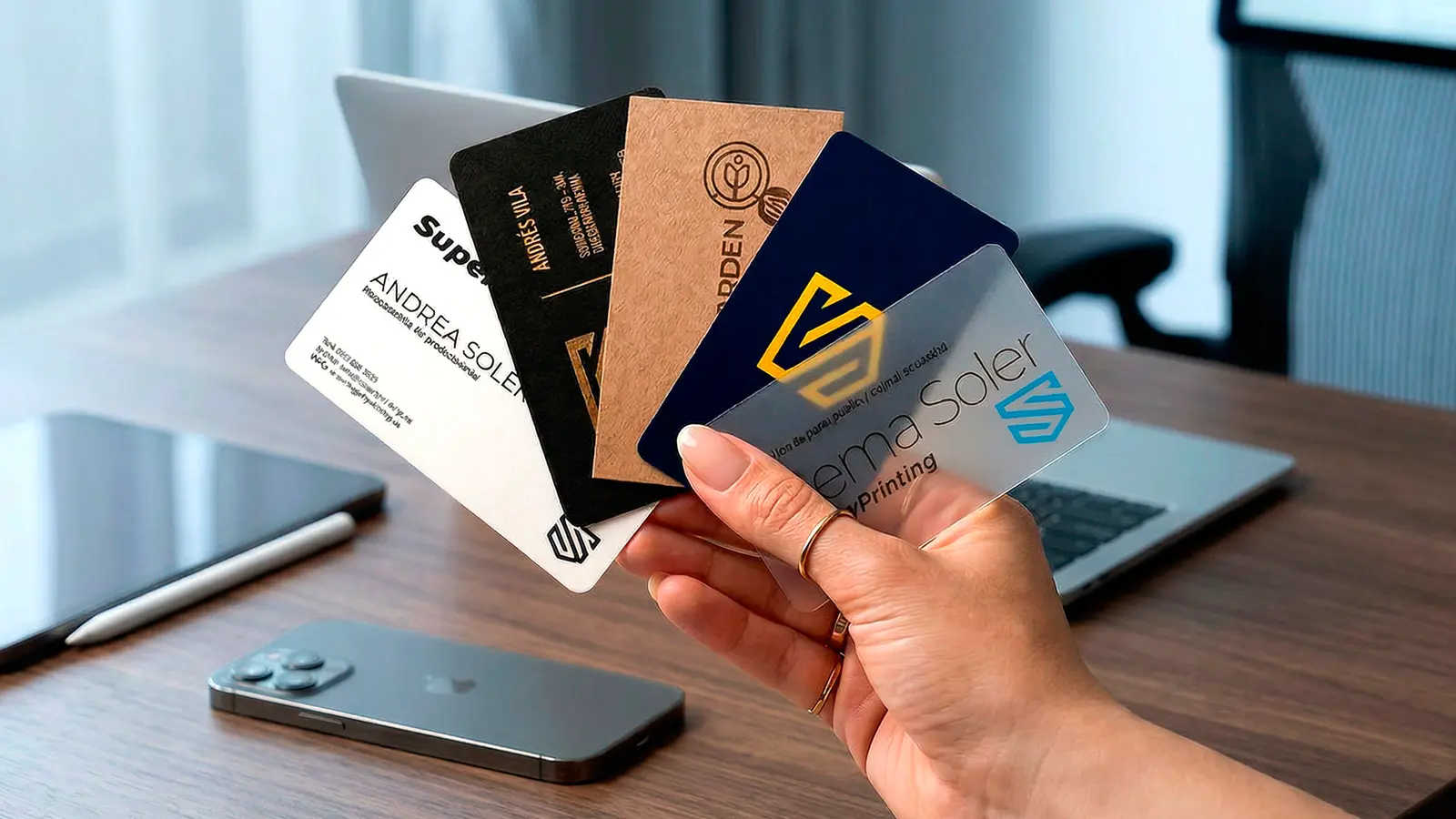 Tipos de tarjetas de visita, cuál elegir para tu negocio