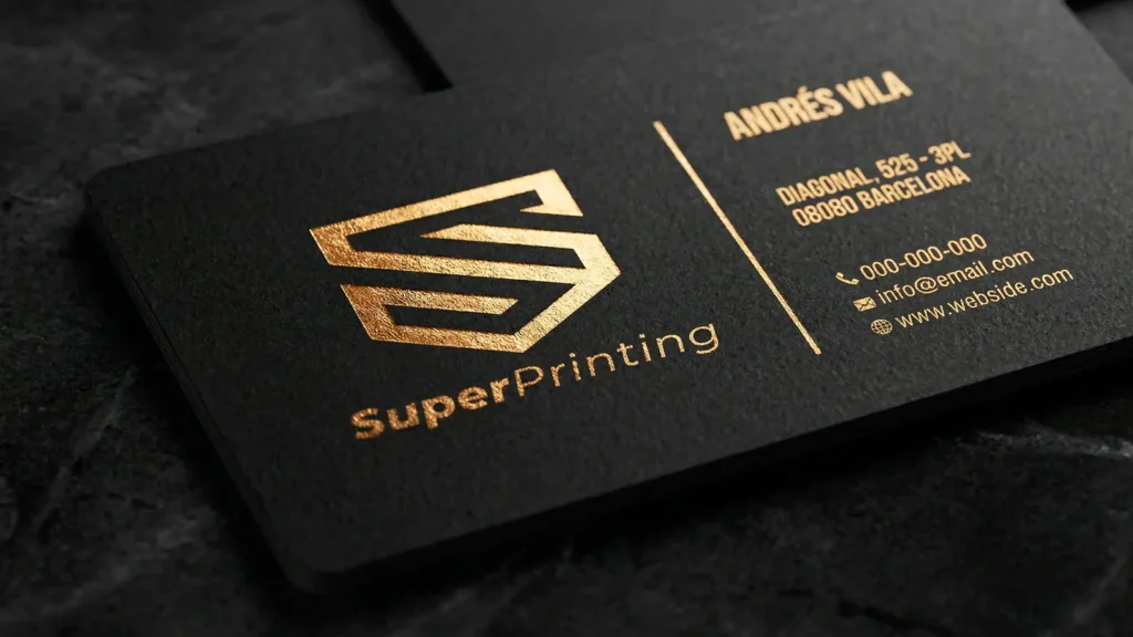 Imprimir tarjetas de visita premium con acabados elegantes y exclusivos
