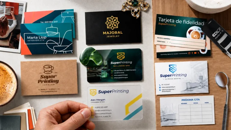 Tipos de tarjetas de visita para tu negocio: ideas y ejemplos 8 Tipos de tarjetas de visita para tu negocio
