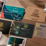 Tipos de tarjetas de visita profesionales, kraft, premium, PVC y translúcidas