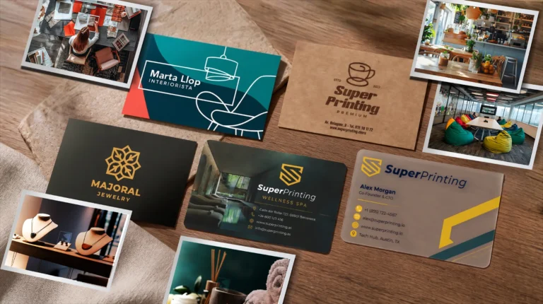 Tipos de tarjetas de visita para tu negocio 2 Tipos de tarjetas de visita profesionales, kraft, premium, PVC y translúcidas