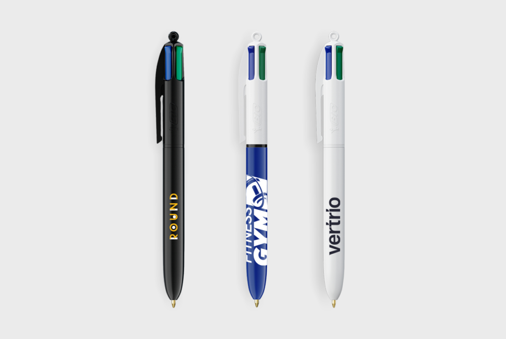 Bolígrafos BIC 4 colores personalizados