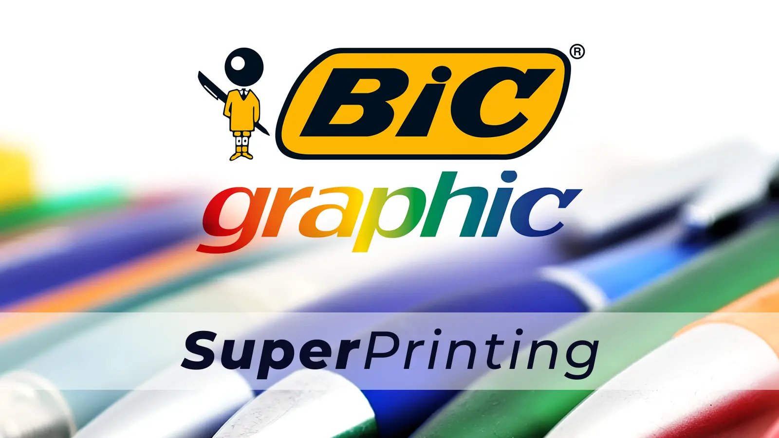 Bolígrafos BIC personalizados en SuperPrinting