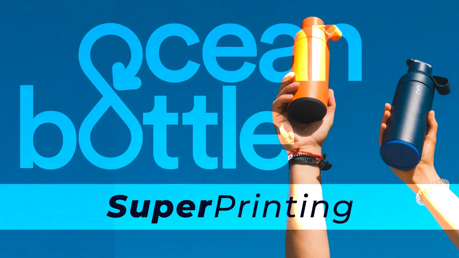 Botellas Ocean Bottle personalizadas en SuperPrinting