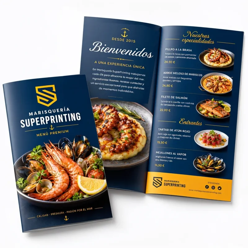 carta-de-restaurante-diptico-superprinting Carta de restaurante díptico