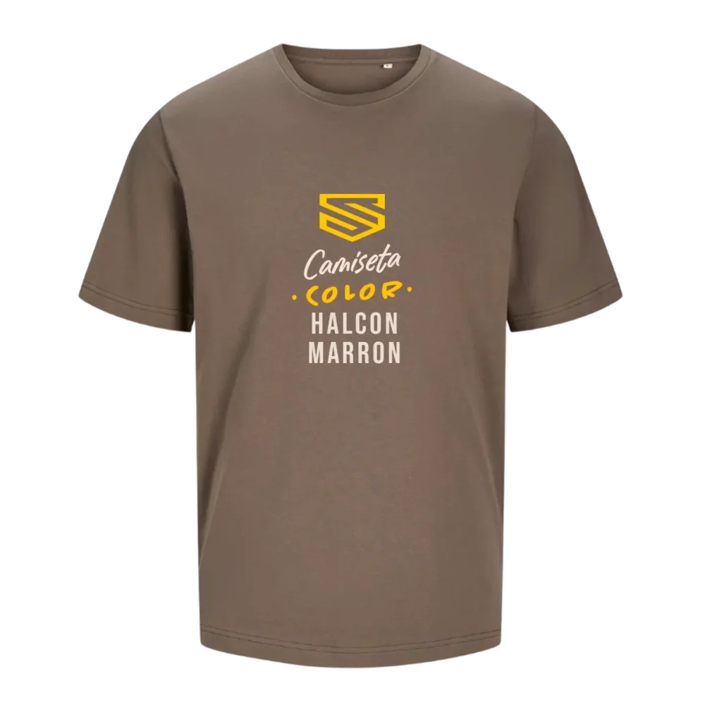 Camiseta Jack & Jones color halcón marrón personalizada en SuperPrinting impresión online