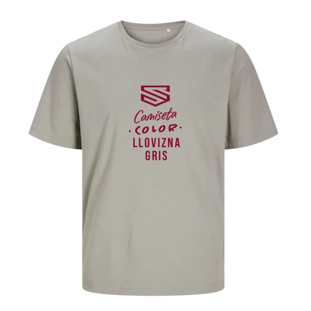 Camiseta Jack & Jones color llovizna gris personalizada en SuperPrinting impresión online