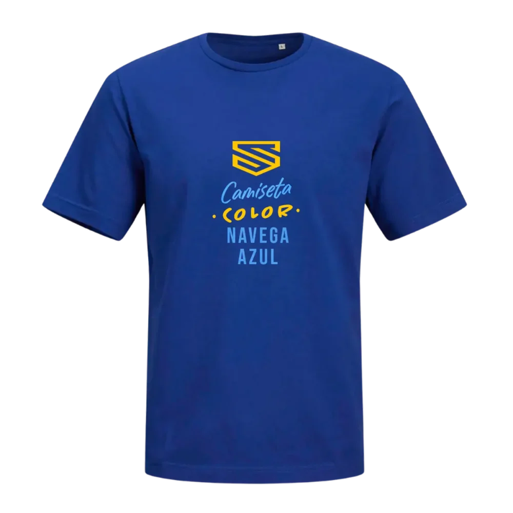 Camiseta Jack & Jones color navega azul personalizada en SuperPrinting impresión online