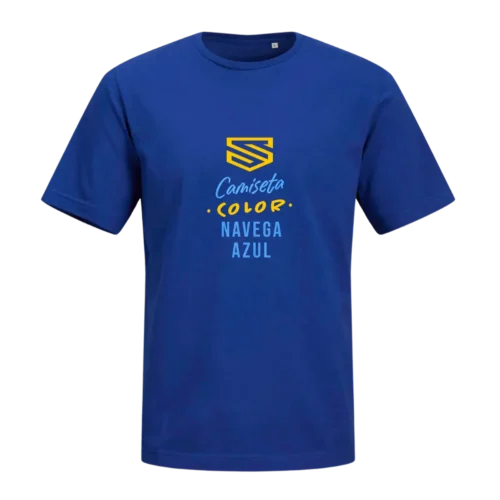 Camiseta Jack & Jones color navega azul personalizada en SuperPrinting impresión online
