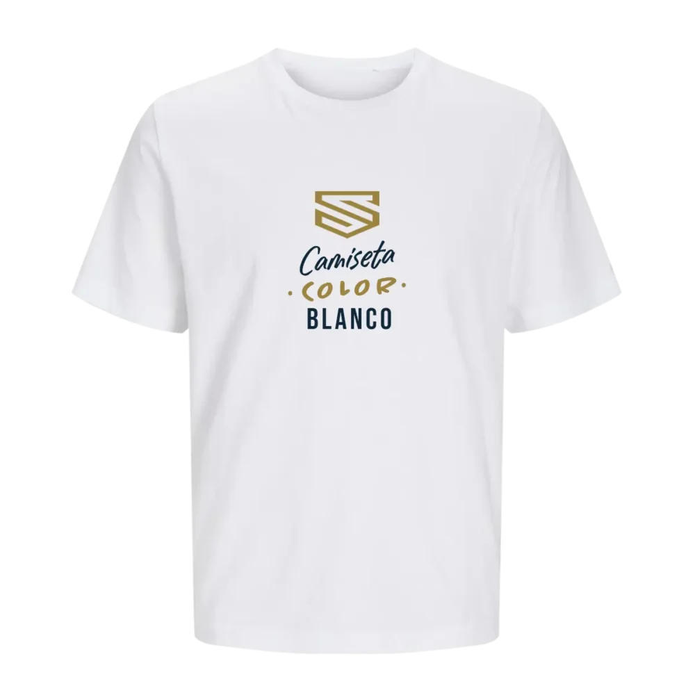 Camiseta Jack & Jones blanca personalizada en SuperPrinting impresión online