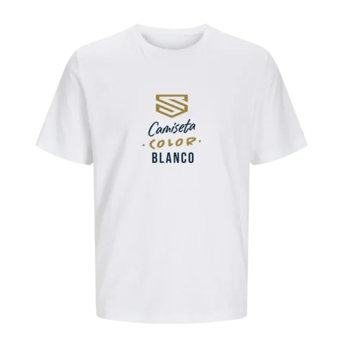 Camiseta Jack & Jones blanca personalizada en SuperPrinting impresión online