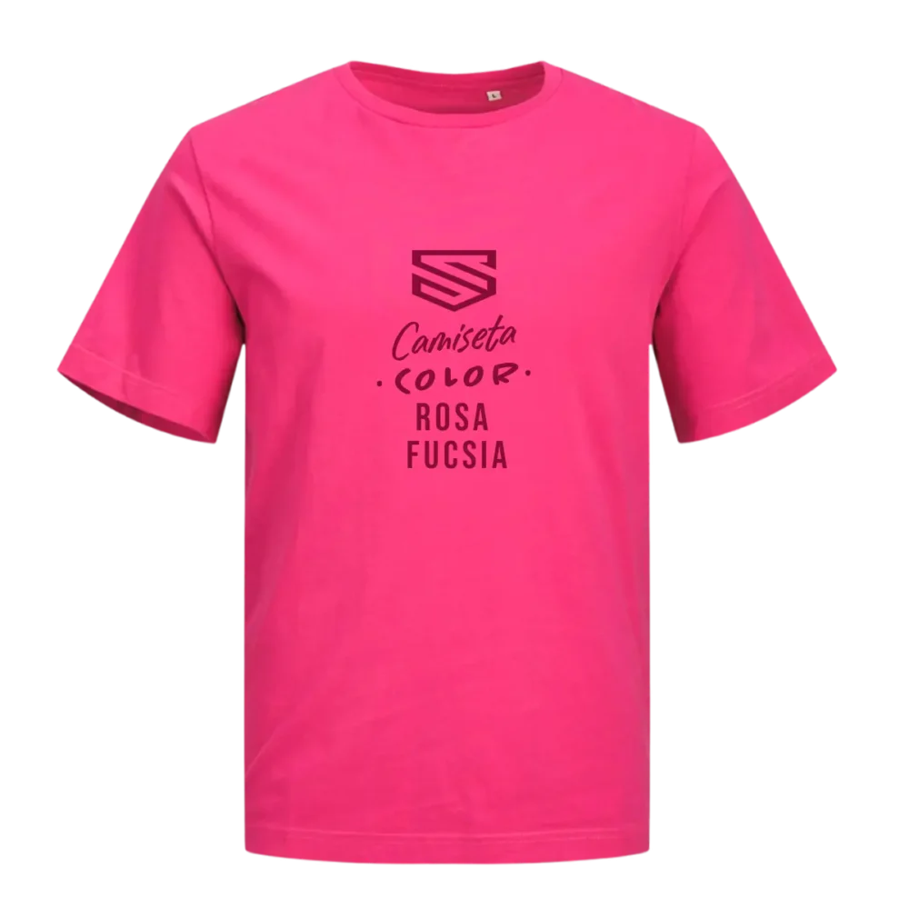 Camiseta Jack & Jones rosa fúcsia personalizada en SuperPrinting impresión online