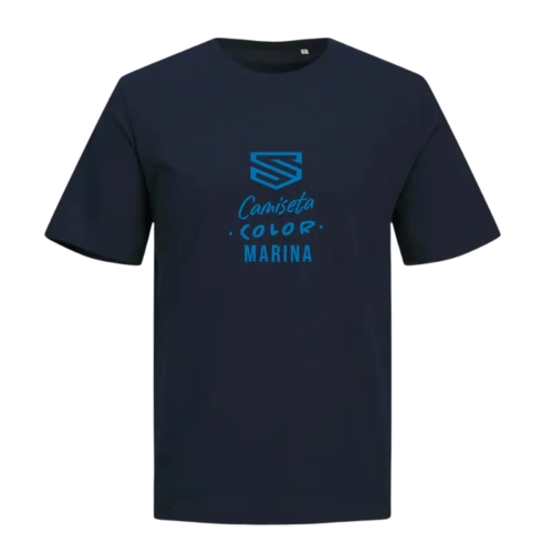 Camiseta Jack & Jones marina personalizada en SuperPrinting impresión online