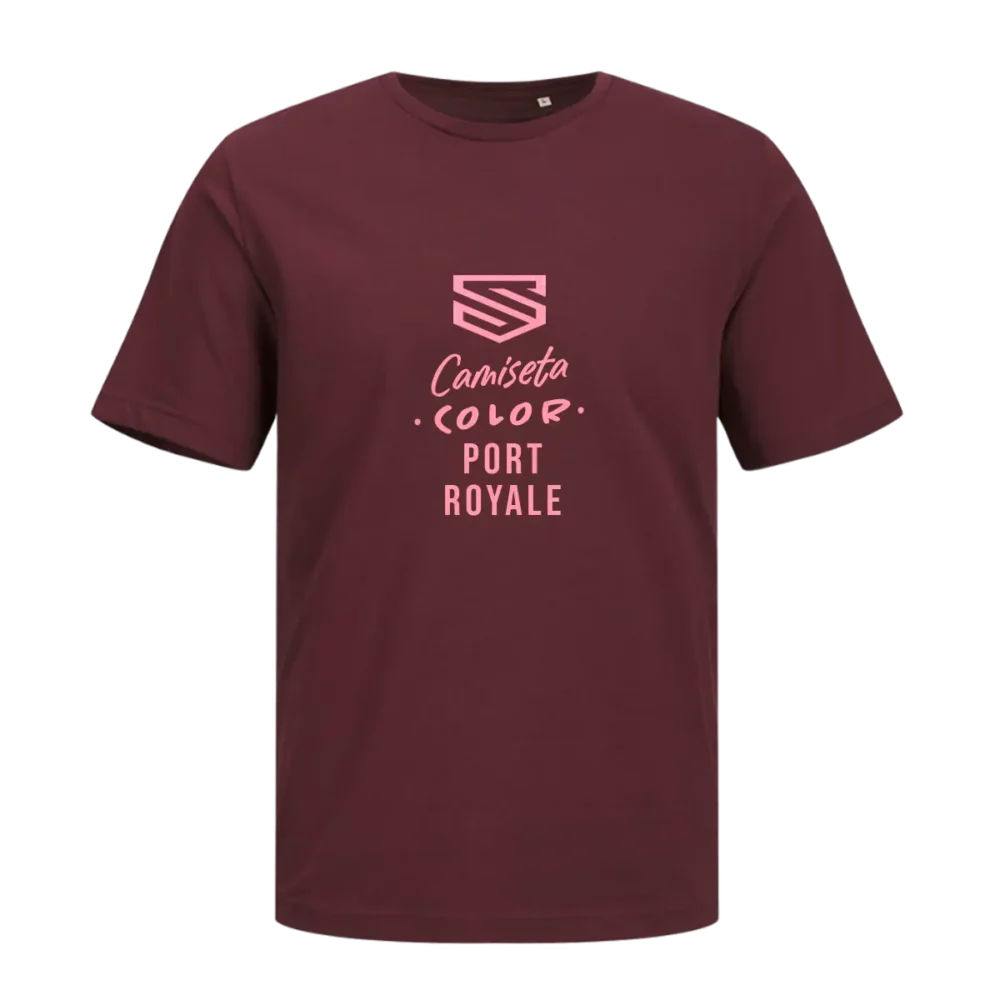 Camiseta Jack & Jones color port royale personalizada en SuperPrinting impresión online