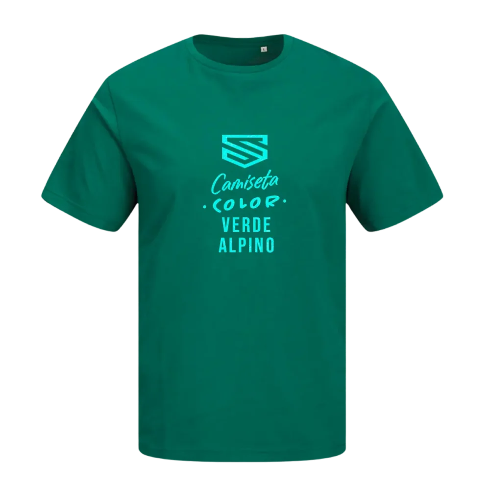 Camiseta Jack & Jones verde alpino personalizada en SuperPrinting impresión online