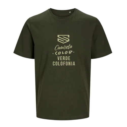 Camiseta Jack & Jones verde colofonia personalizada en SuperPrinting impresión online