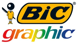Logo boligrafos BIC en SuperPrinting