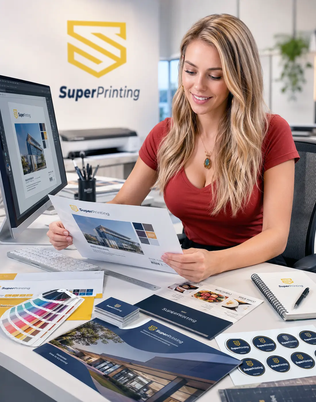 ¿Quiénes somos? SuperPrinting - Impresión profesional online 5 Servicio de preimpresión online y control de calidad en SuperPrinting antes de imprimir materiales gráficos
