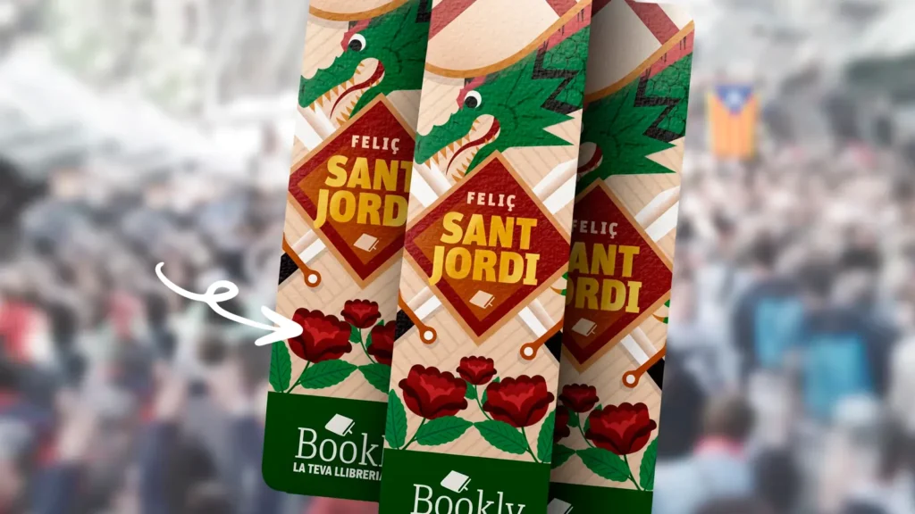 Puntos de libro con ilustraciones personalizadas para Sant Jordi y marcas creativas