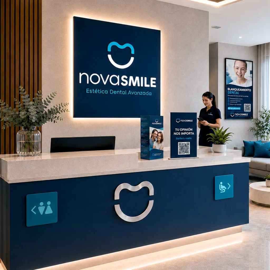Branding y diseño de logotipo para clínica dental NovaSmile
