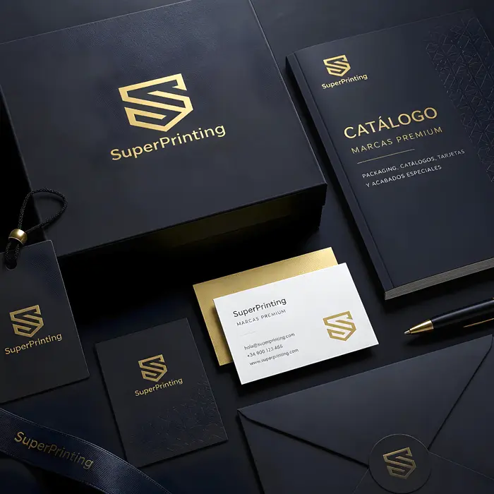 Diseño gráfico e imprenta para marcas premium o negocios exclusivos