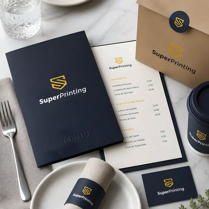 Diseño gráfico e imprenta para restaurantes y hostelería