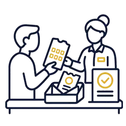 Diseño gráfico e imprenta para administraciones de lotería 20 icono imprenta loterias decimos mostrador