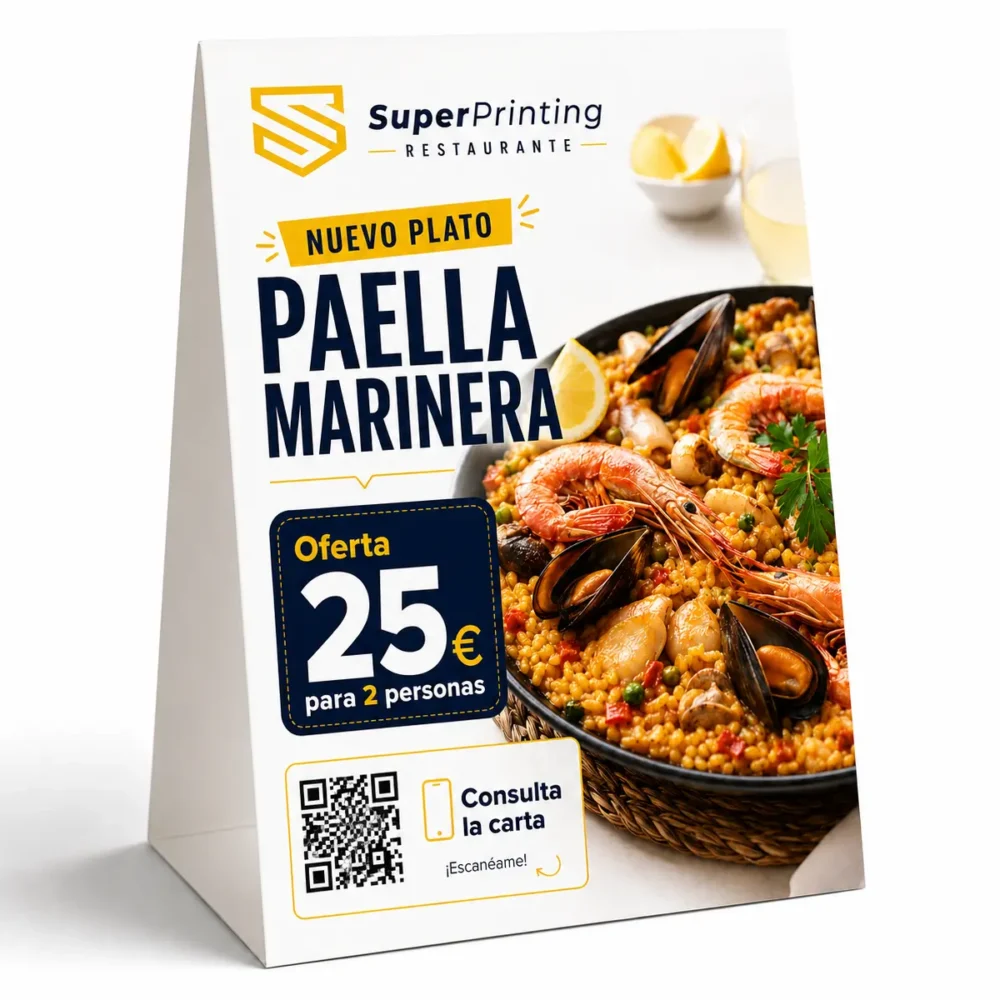 imprimir-carteles-de-mesa-plegables Imprimir carteles de mesa plegables en SuperPrinting