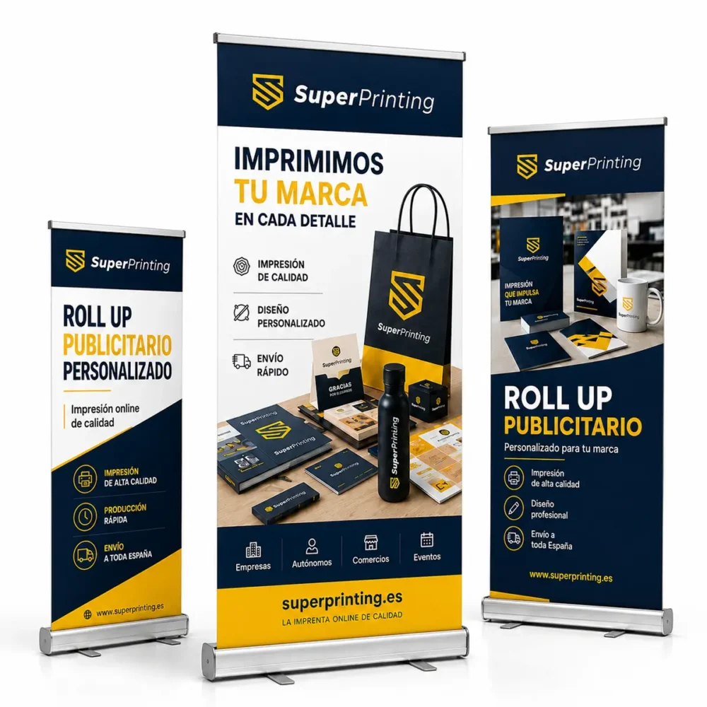Imprimir roll ups publicitarios personalizados