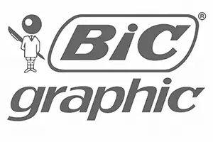 logo bic graphic gris