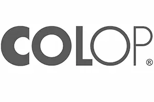 Logo sellos de goma COLOP personalizados en SuperPrinting