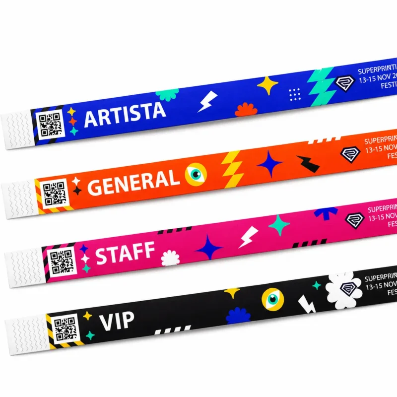 Pulseras identificativas para eventos