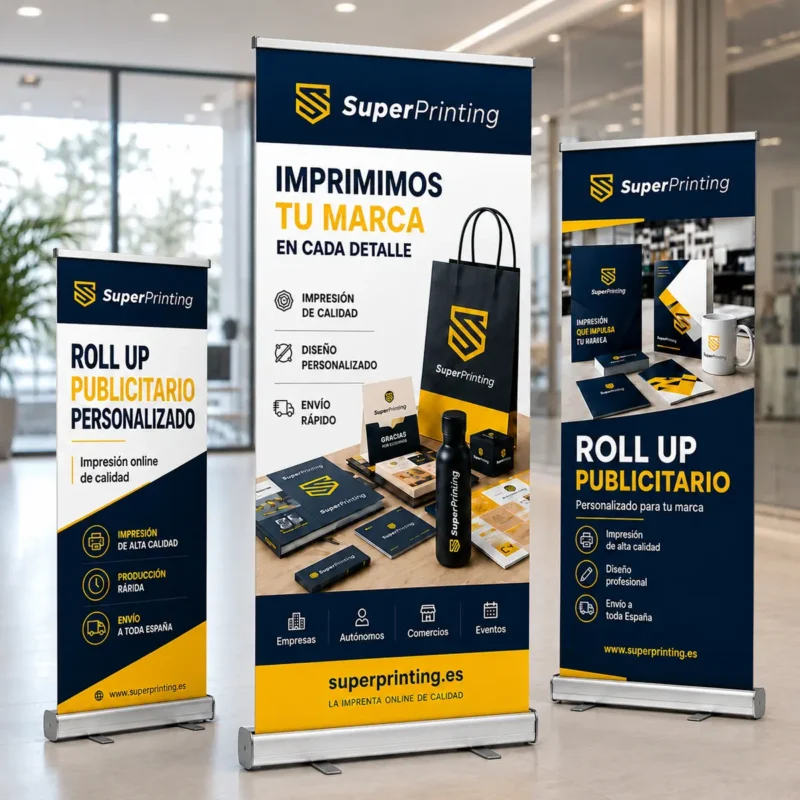 Roll ups publicitarios SuperPrinting