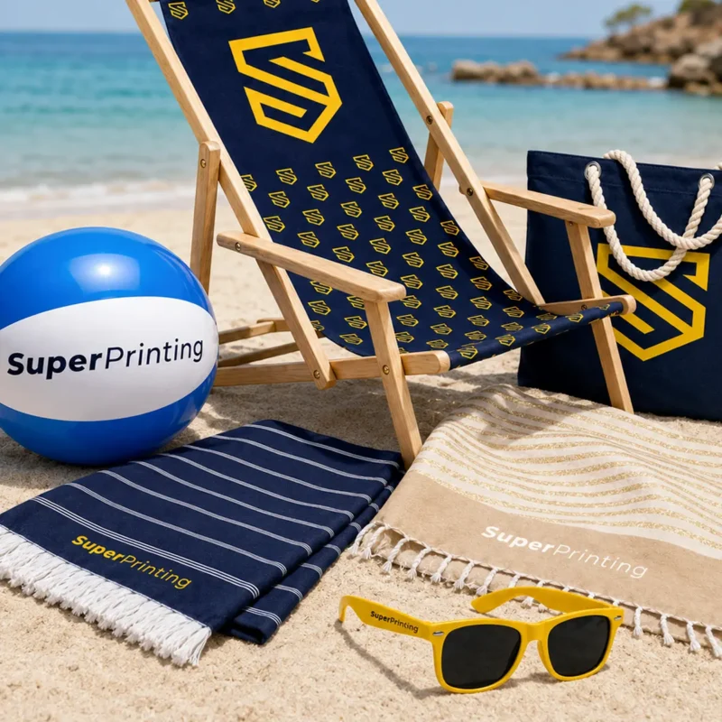 Artículos de playa personalizados para tu marca con tu logo