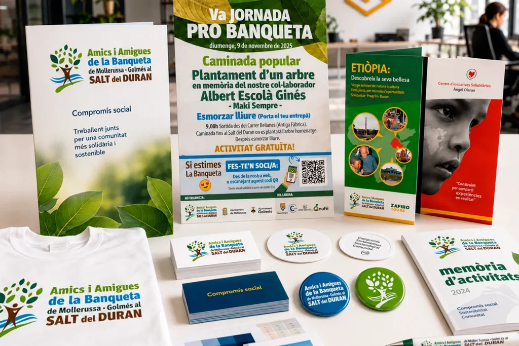 Materiales impresos para ONG, asociaciones y proyectos solidarios